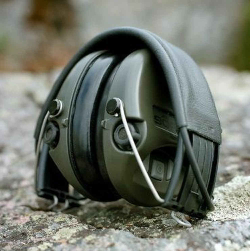 Наушники активные Sordin (MSA) Supreme Pro-X, хаки, оголовье-кожа (SOR75302-X/L-S)