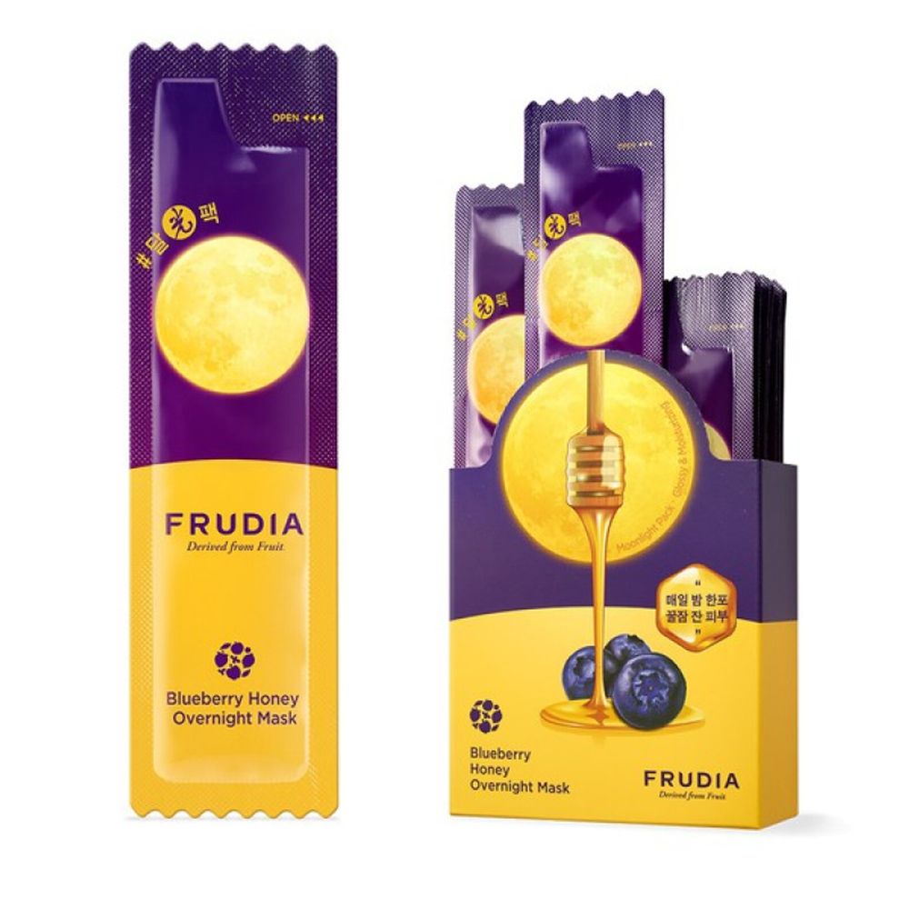 Frudia Blueberry Honey Overnight Mask питательная ночная маска с черникой и медом