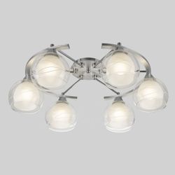 Citilux Буги CL157162 Люстра потолочная Алюминий Хром