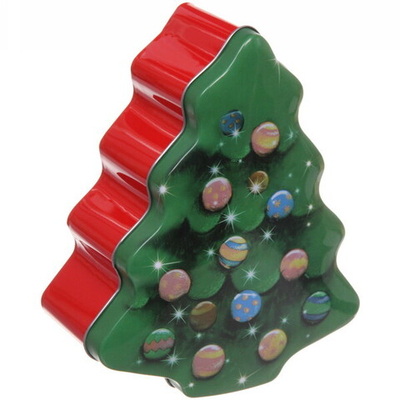 Банка жестяная «Ёлочка нарядная «18*15*6,5см