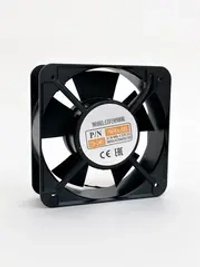 Вентилятор осевой компактный LTF15050HBL 220В 150х150х50 мм, уровень шума 45 Дб, 0.23А, мощность 55 Вт, производительность 390 м3/час, скорость вращения 2600 оборотов в минуту