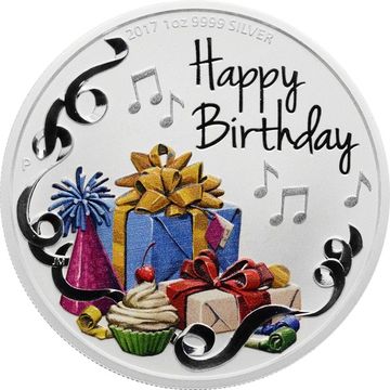 1 доллар 2017 Австралия «Happy Birthday»