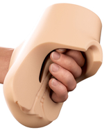 Телесный мастурбатор с вибрацией Double Pounder Vibrating Squeeze Stroker (Цвет: телесный)