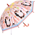 Зонт детский полуавтомат «Пингвин», 8 спиц, d-80см, длина в слож. виде 65см