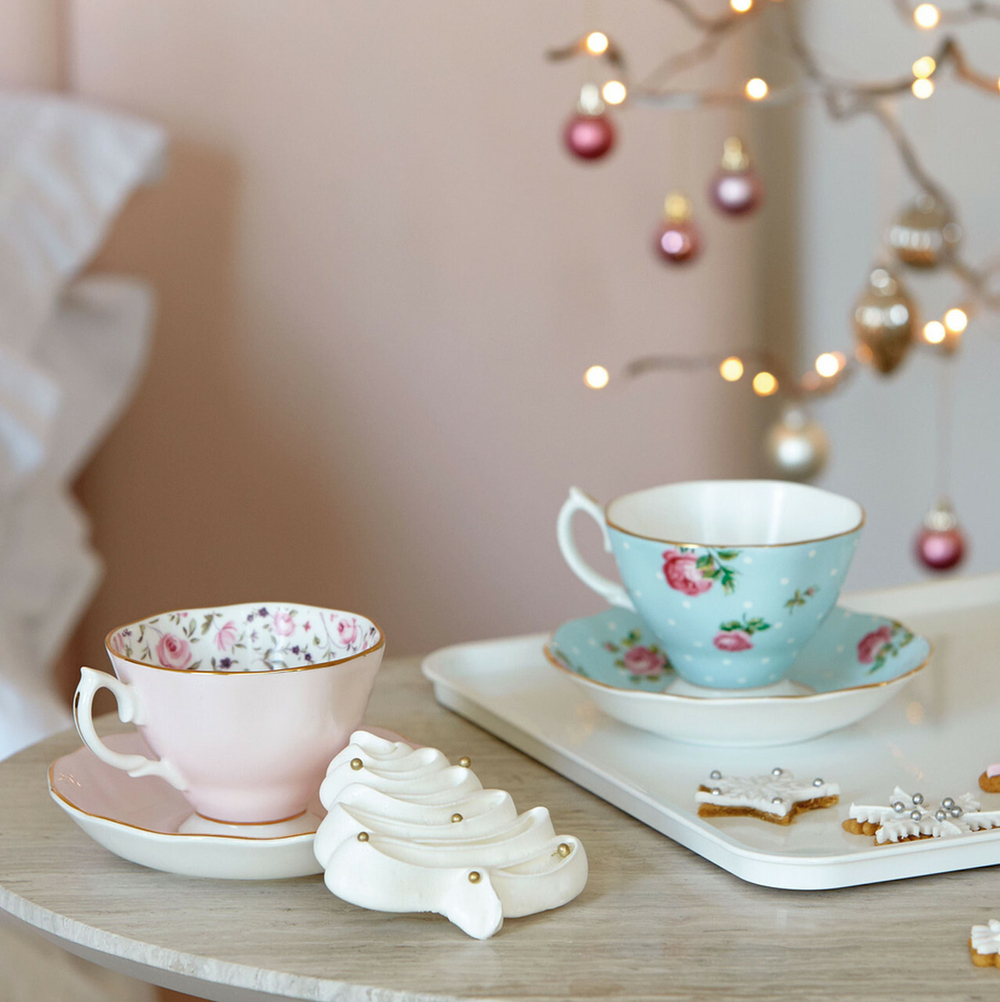 Royal Albert - Чашка и блюдце Rose Confetti 180мл / артикул   ROSCON26135  / GTIN 652383739628