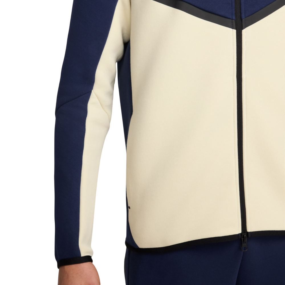 Зип Худи Nike Tech Fleece 2024 Navy/Beige