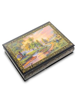 Народные промыслы ШК-11/ 9-G Шкатулка в технике декупаж (16х22х5)