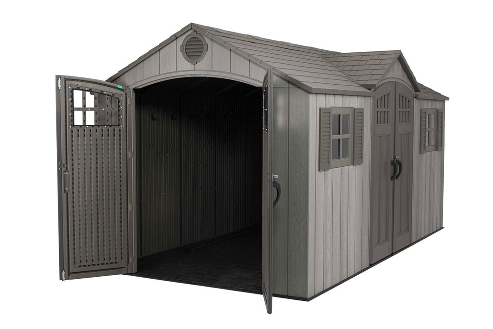 Сарай - гараж LifeTime WoodLook 15x8