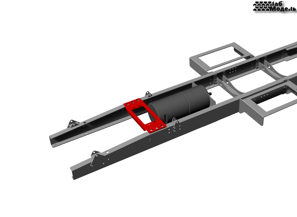 The platform for the steering servo (Scale 1/10)