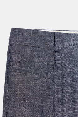 ZARA УКОРОЧЕННЫЕ БРЮКИ MINI FLARE ИЗ СМЕСОВОГО ЛЬНА, СЕРЫЙ