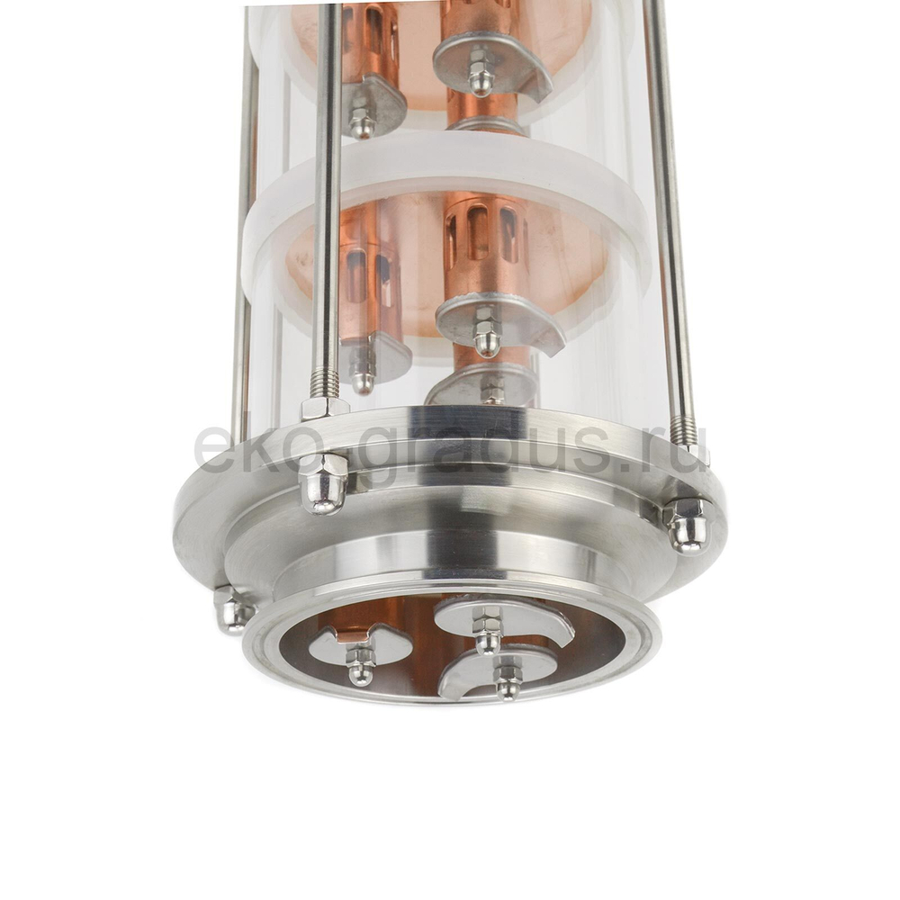 Тарельчатая колпачковая колонна (флейта) 4 дюйма, медная