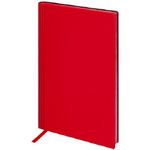 Записная книжка А5, 80л, обл. лайт, под кожу, Brauberg Personal, красный