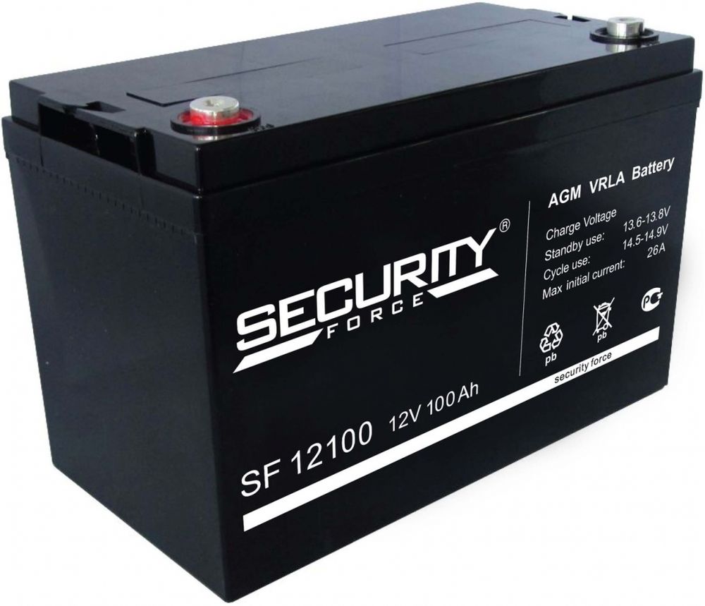 SECURITY FORCE SF 12100 аккумулятор