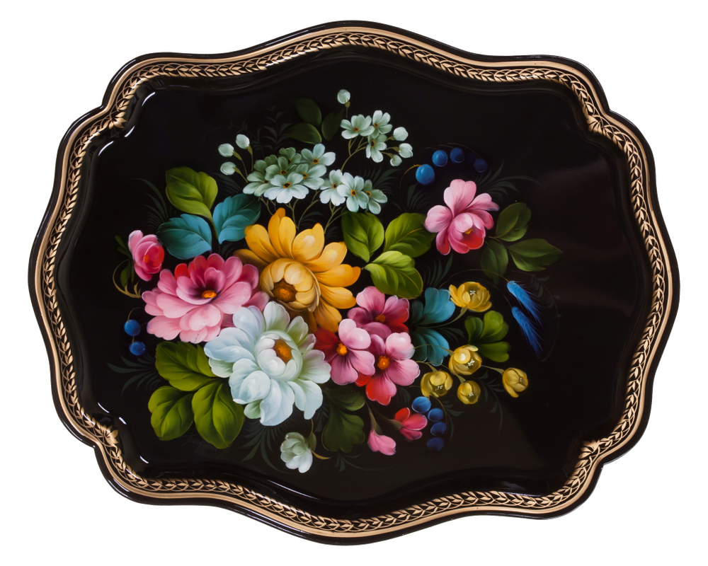 Zhostovo metal tray A20D260924136