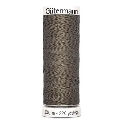Нить Sew-All 200 м, Gutermann, 727 дымчато серо-зеленый