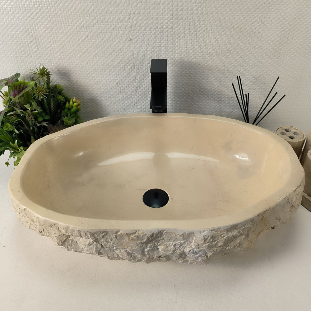 Раковина из мрамора Erozy Cream EM-64947 64*43*16 0880