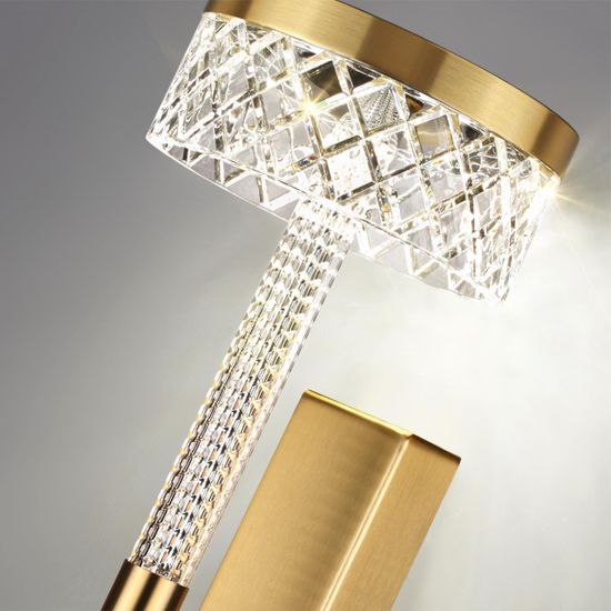 5032/8WL L-VISION ODL24 567 античн.бронза/металл/акрил Бра LED 8W 4000K 543лм FIVRE