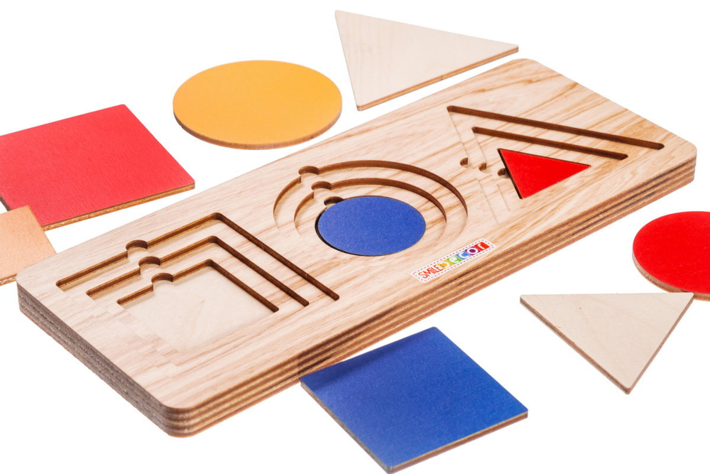 Рамки-вкладыши "Круг, квадрат и треугольник"