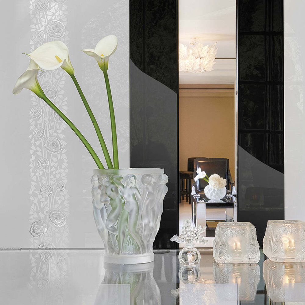 Ваза Lalique Bacchantes прозрачная, 24 см
