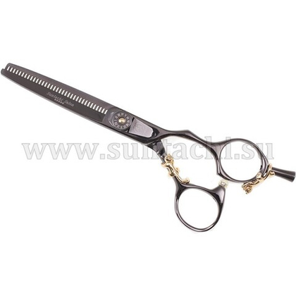 Suntachi Salon Design филировочные ножницы 92-5535 Kitty black 5+ класс ✅ Оригинал
