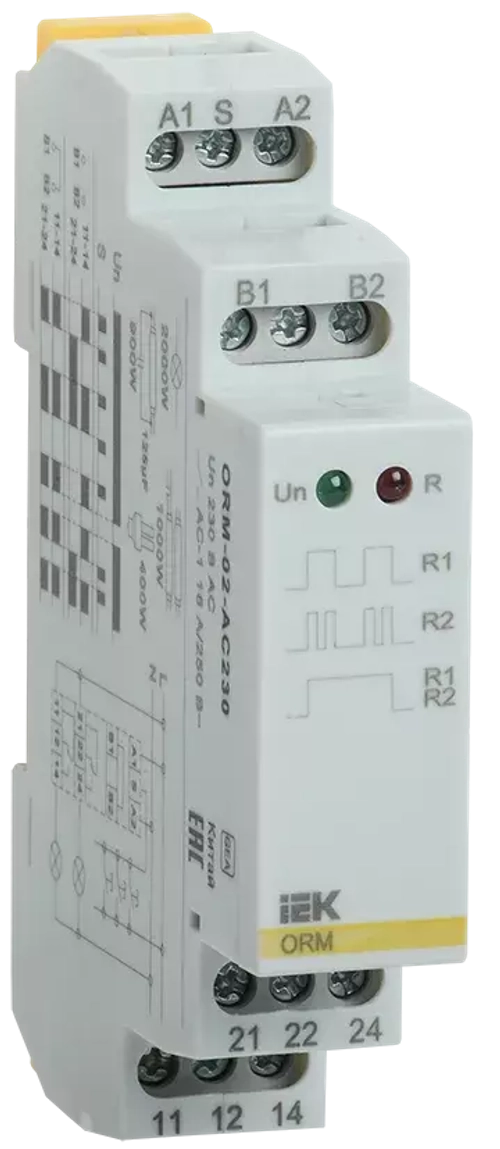 Реле импульсное ORM 2 конт 230B AC IEK