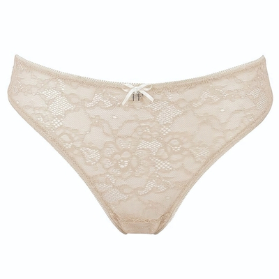 Трусики-бразилиана Lola (Размер: L) (Цвет: телесный)