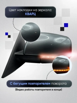 Зеркала ваз 2110-2112 2170-2171 Механика Без обогрева