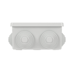 Коробка уравнивания потенциалов, 6 зажимов, 6 вводов  д.20мм, 80х80х40мм, IP44