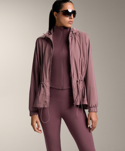 Oysho Водоотталкивающая ветровка, розово-лиловый