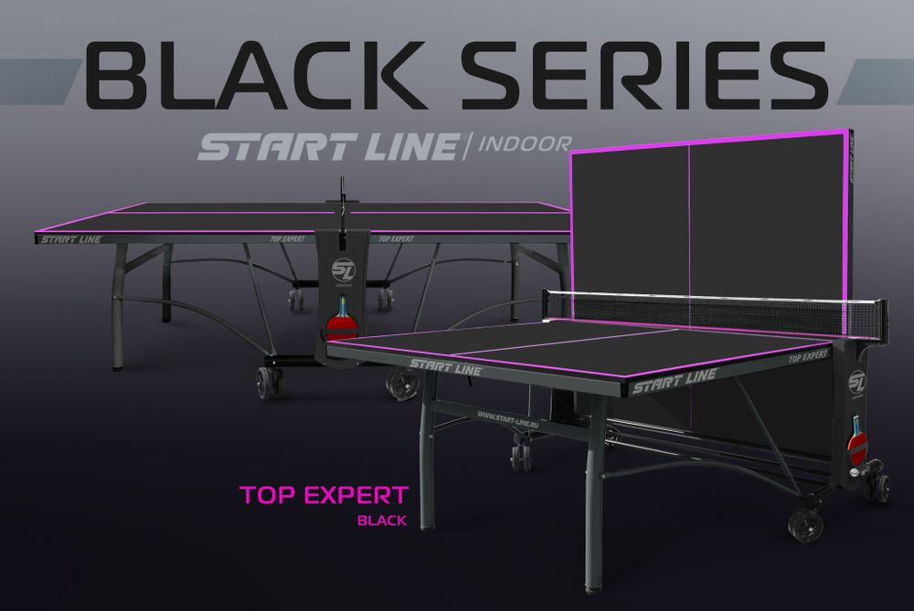 Стол теннисный Top Expert Black