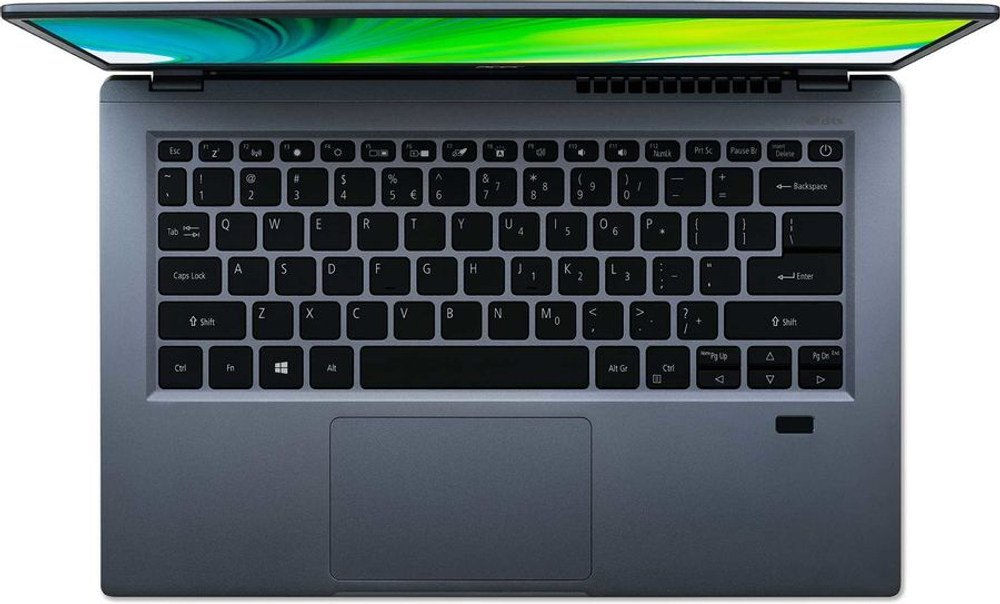 Ноутбук Acer Swift 3x SF314-510G-77P5 (NX.A0YER.002) 14"IPS/ i7-1165G7/ 16Гб/ 2Тб SSD/ Iris Xe Graphics/ нет DVD/ Без ОС/ Синий