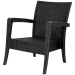 Кресло-диван RATTAN Ola Dom антрацит 760х890мм