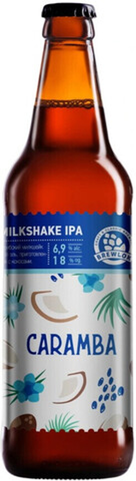 Пиво Брюлок Карамба / Brewlok Caramba 0.5л - 6шт
