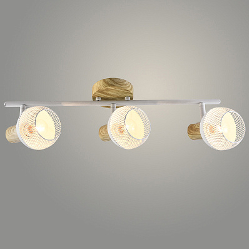 6100/3 WOOD+WH 3x40W E14 h185 Спот потолочный (6) Сделай Сам