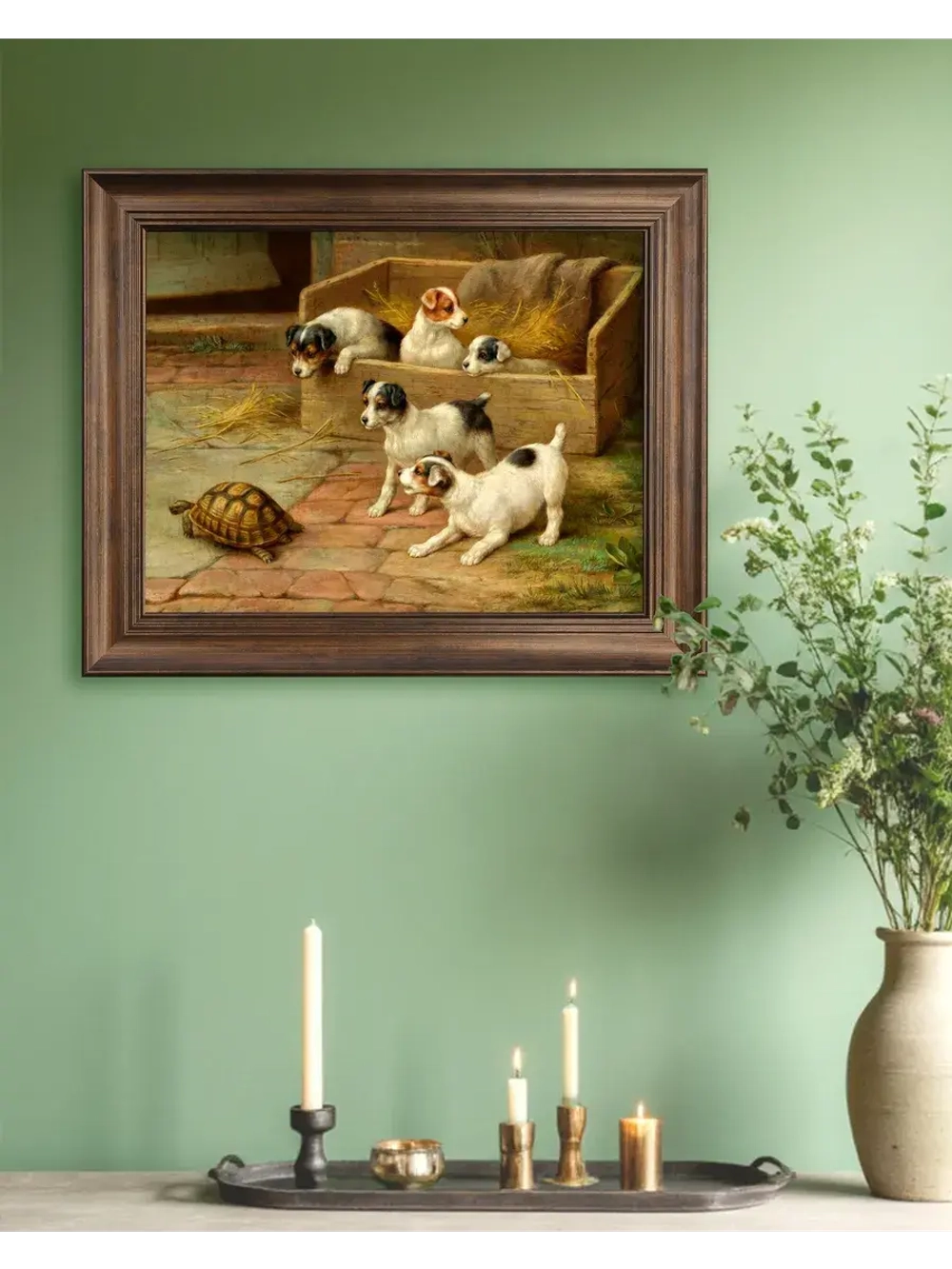 Картина интерьерная на холсте в раме 25*31 см