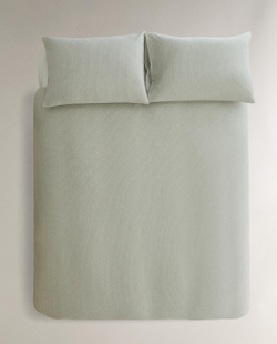 Пододеяльник Zara Home, лён 55%, хлопок 45%, в полоску, 5186/088