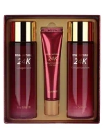 The Saem Антивозрастной уходовый набор Royal Natural 24K Collagen Skin Care Сет 3