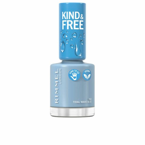 лак для ногтей Rimmel London Kind &amp; Free 152-tidal wave blue (8 ml)