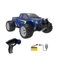 Радиоуправляемый монстр Double Eagle Ford F-150 Raptor (синий) 1:18 4WD 2.4G RTR