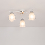 Citilux Кристи CL152130 Люстра потолочная Белая Хром