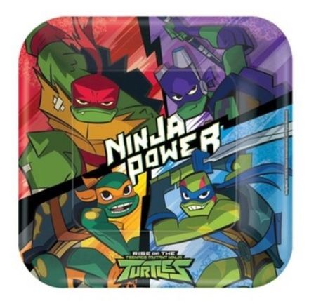 Тарелки "Черепашки Ниндзя" 23 см Арт 2