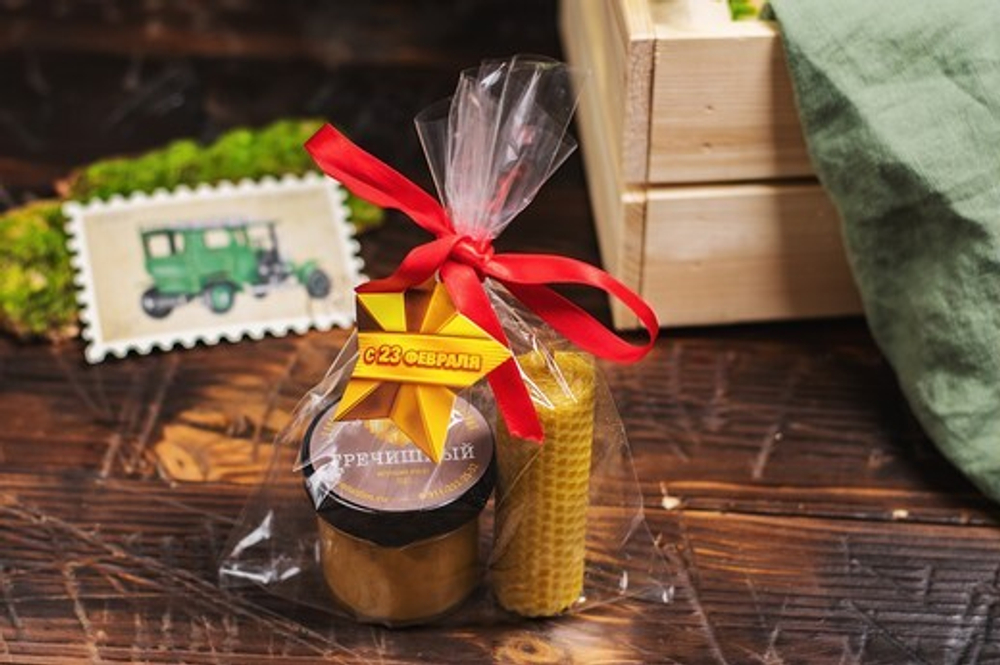 Набор №2 "Мёд 140гр + свеча"