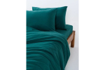 Постельное белье GoodNight Сатин Делюкс дуэт (с нав. 50х70) изумруд
