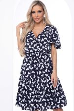Платье "Моё сердце" (тёмно-синее) П8758 LT Collection