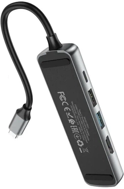 USB-C Hub для MacBook 5-в-1, Hoco HB23