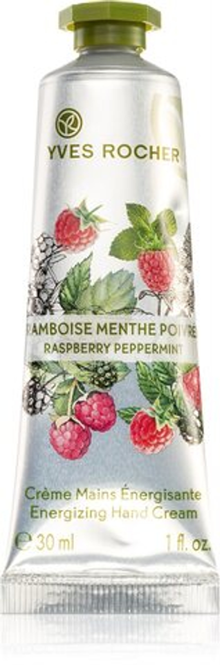 Yves Rocher Raspberry & Mint - бодрящий крем для рук /   30  ml  / GTIN 3660005291222