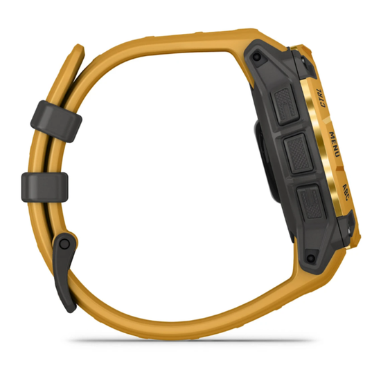 Умные часы Garmin Instinct 3 Solar 45 mm Sunburst with Sunburst/Grey Band
