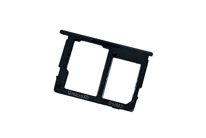 Sim лоток(Sim 2)+MicroSD для Samsung J6 2018 (SM-J600F) black