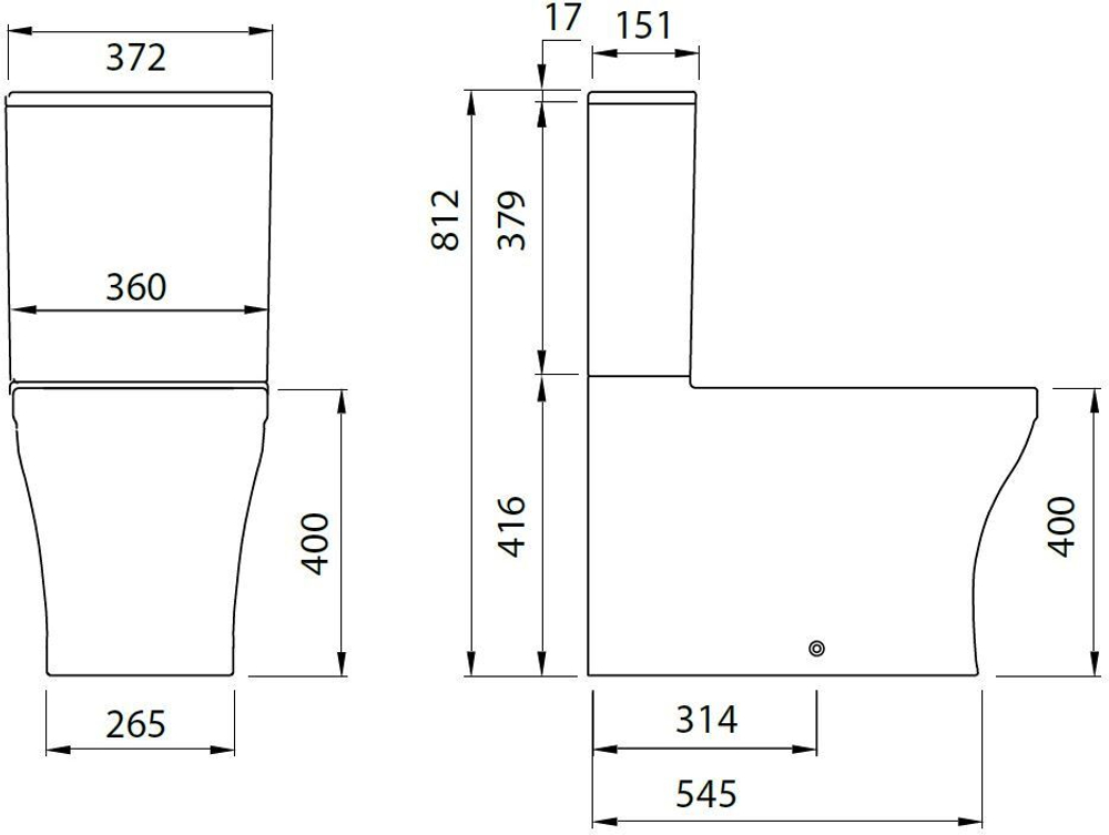 Чаша напольного унитаза Allen Brau Infinity 4.21012.20 белый глянец