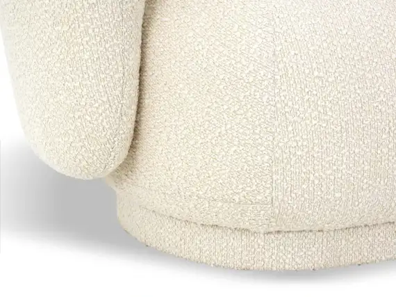 Диван Luco, 210 см, белое букле